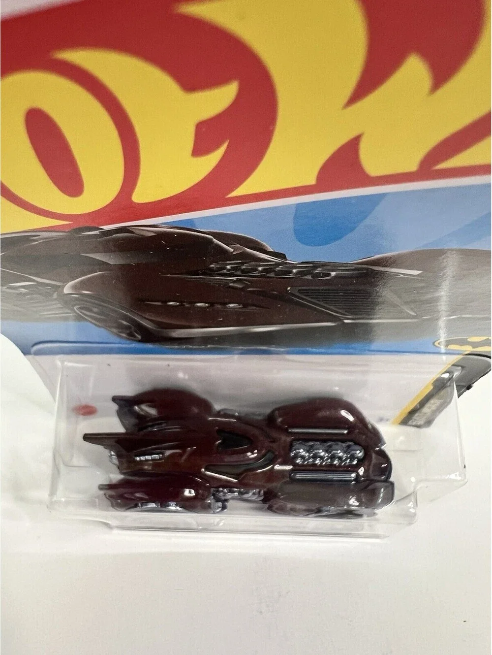 Hot Wheels Batman Arkham Asylum Batmobile Burgandy 2022 Mattel HCW59 32/250